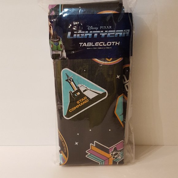 Tablecloth 52 x 70 Disney Pixar LIGHTYEAR Star Command New - Picture 1 of 7